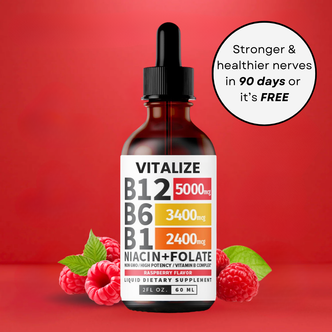 Vitalize B Vitamin Complex - Naturally Supports Nerve Health From The Inside Out
